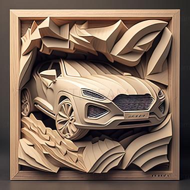 3D модель Хавал Ф7 (STL)